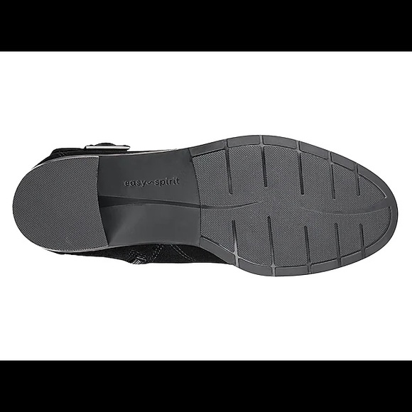 New 8.5 Easy Spirit Riding Boot Black Suede 8 1/2 - Picture 4 of 7